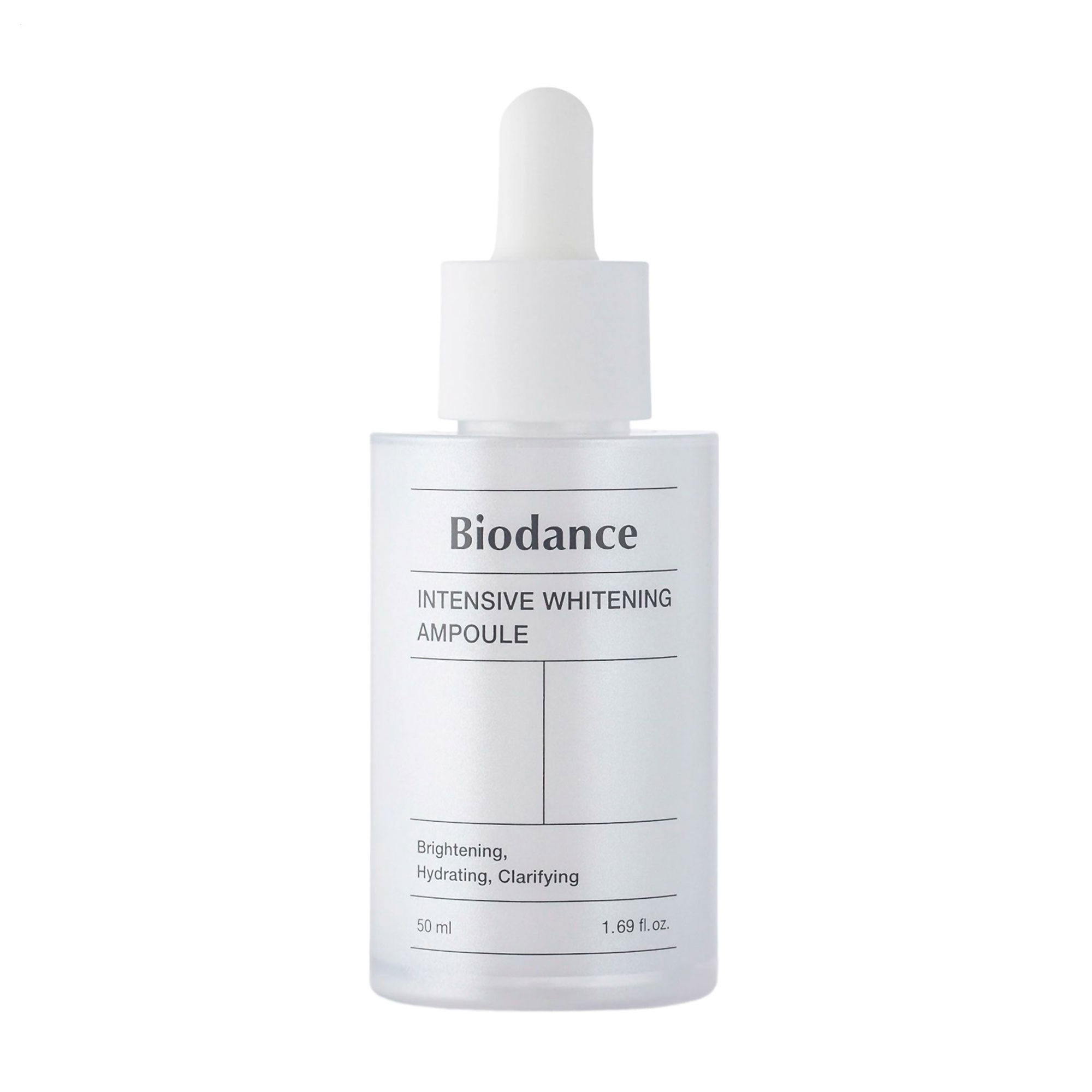 Інтенсивна освітлювальна ампульна сироватка для обличчя Biodance Intensive Whitening Ampoule з ніацинамідом, 50 мл